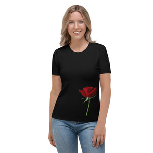 f Tricou Black Rose