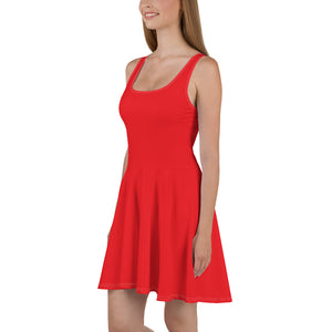 f Rochie evazată Red