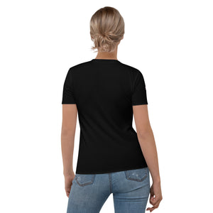 f Tricou Rose Black