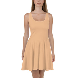 f Nude Skater Dress