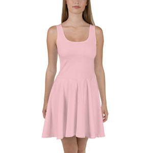 f Rochie evazată Pink2