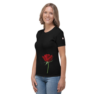 f Tricou Black Rose