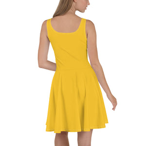 f Rochie evazată Yellow