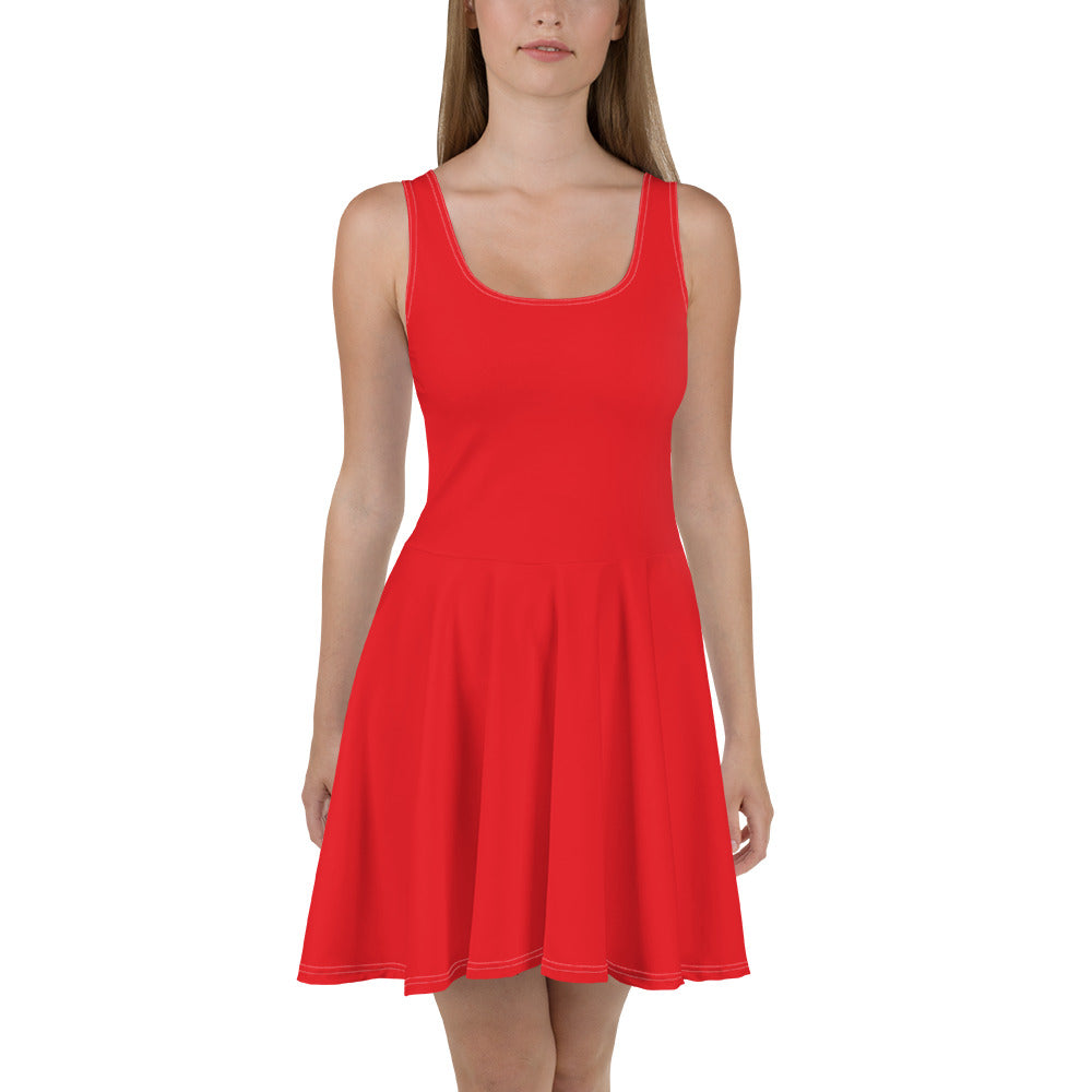 f Rochie evazată Red