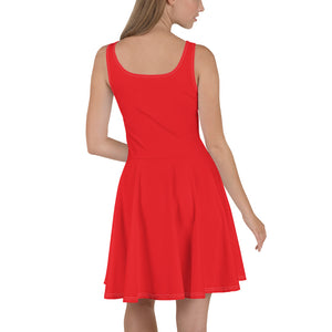 f Rochie evazată Red