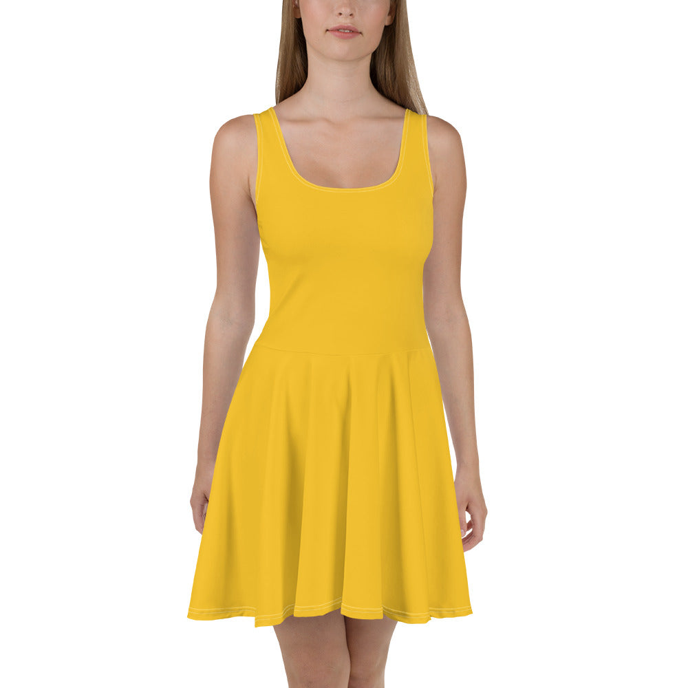 f Rochie evazată Yellow